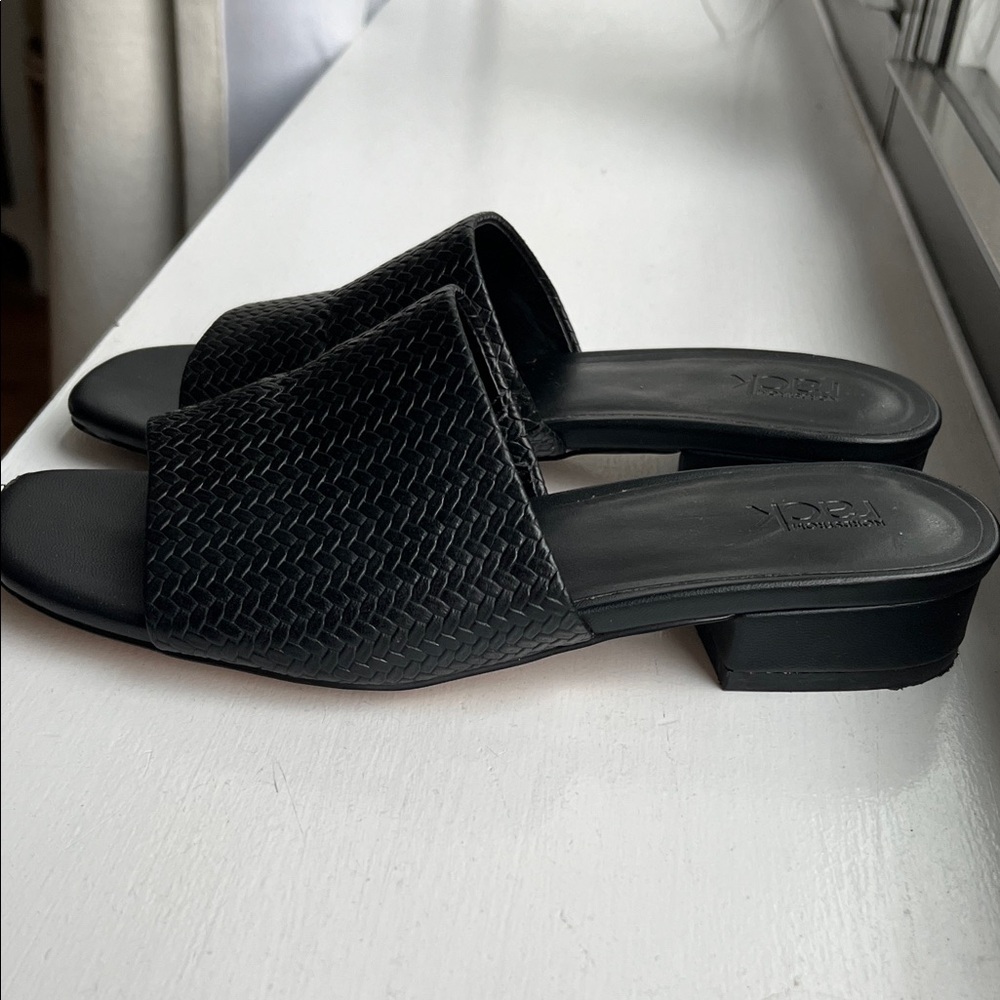 Black Slide Sandals